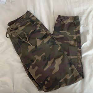 Gap twill joggers camo